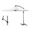 comprar PARASOL EXCENTRICO 300CM BLANCO CUERPO ALUMINIO
