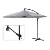 COMPRAR PARASOL EXCENTRICO 300CM GRIS CLARO CUERPO ALUMINIO