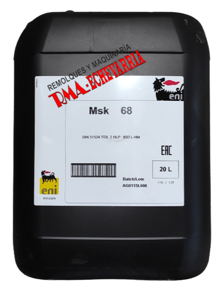 comprar hidraulico 20l msk 68 rma echevarria