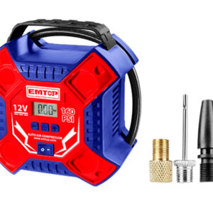 COMPRESOR AIRE EMTOP 12V – CON ENCHUFE MECHERO COCHE