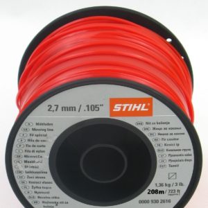 HILO DE CORTE DESBROZADORA STIHL 2,7MM ROJO CUADRADO