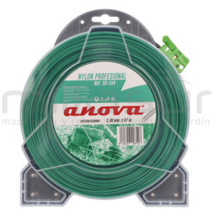 NYLON REDONDO ANOVA DISPENSADOR 2,40mm x 87m