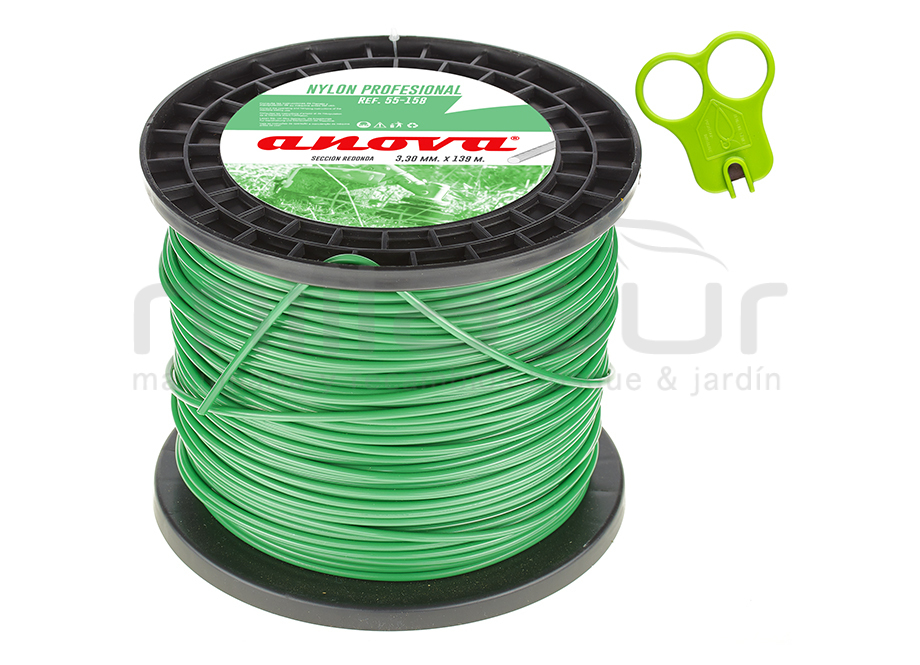 comprar hilo desbrozadora anova 3,3mm 139metros rma echevarria