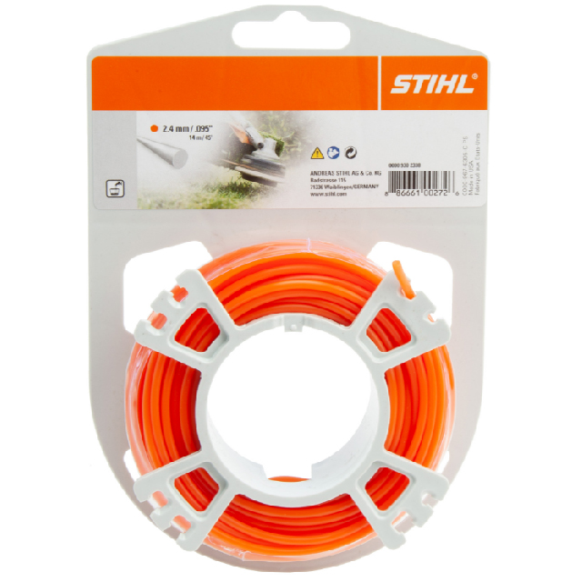 comprar hilo desbrozadora de corte stihl 2,4mm 14m rma echevarria